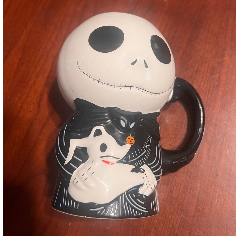 Disney The Nightmare Before Christmas Jack Skellington Coffee Cup Mug Halloween